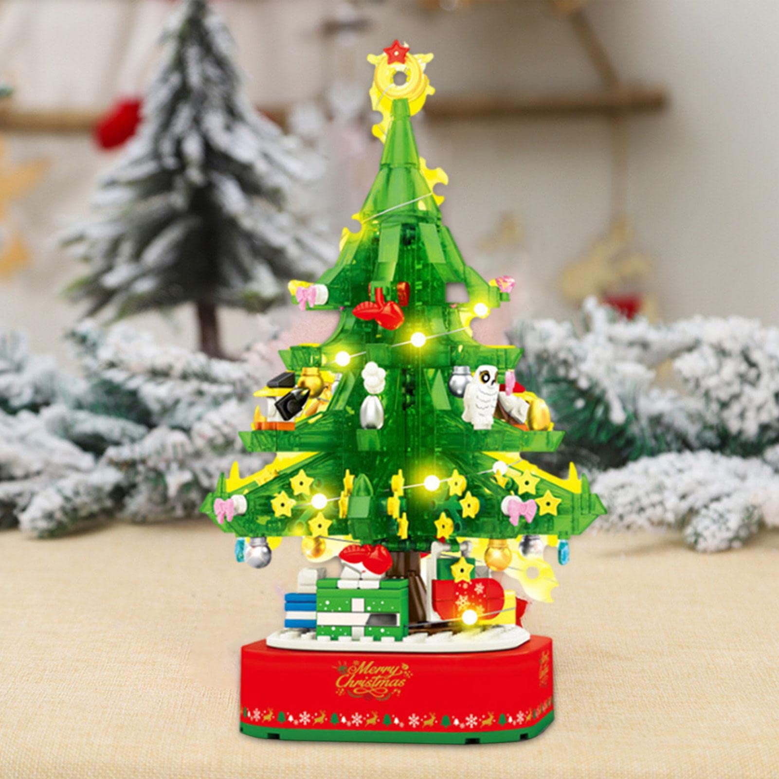 Amazon.co.jp: クリスマスツリービルディングブロック、ミュージカル